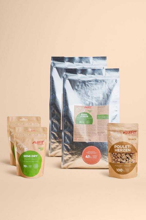 Set di cibo secco per cagnolini S-M